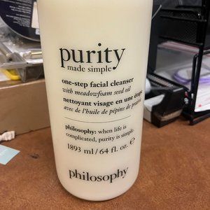 Philosophy Purity Made Simple One-Step Facial Cleanser 64 fl oz brand new sealed